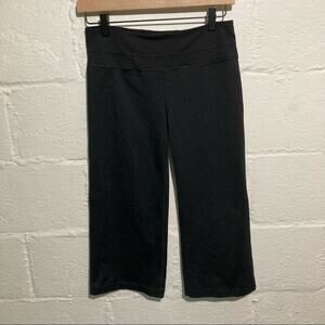 Zella Black Cropped Wide Leg Yoga Pants - Size 4